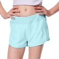 thumbnail image 2 of NordicNest Girls High Waisted Athletic Shorts with Liner – 2-in-1 Workout Running Shorts for Kids, Breathable Summer Gym Bottoms, 2 of 5