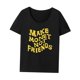 thumbnail image 2 of Camiseta para Mujer Yuyangstore Trajes Casuales Suave Moda Cuello Redondo Ropa Deportiva Simple verano M, 2 of 8