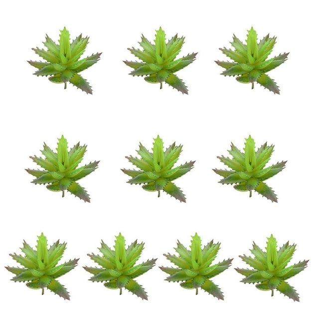 tredstone 10x artificial Succulents Small Vivid Useful Simulated Plants Multi-functional Lifelike Photo Props for Household Yards Lawn Flowerpot Type 26