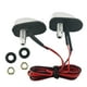 thumbnail image 4 of Kenally 2 uds., luz LED para coche, parabrisas, Jet, luz LED, accesorios decorativos, boquilla de pulverización para parabrisas, limpiaparabrisas Bombillas para automóviles azul Kenally CZ8715-05B, 4 of 6