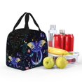 thumbnail image 3 of Moon Moths Lunch Box for Women Men Insulated Lunch Bag Women Cute Lunch Bags for Women Adults Cooler Tote Bag for Work Picnic Gifts, 3 of 5
