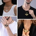 thumbnail image 2 of [Clearance]Star of David Necklace for Men Women with Angel Wing Stainless Steel Amulet Jewelry, 2 of 5