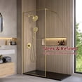 thumbnail image 3 of SUMERAIN Brushed Gold Shower Faucet with Handheld Filtered Shower Head, Shower System Set Rough in Valve Included, 3 of 13