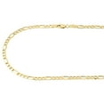 thumbnail image 2 of Genuine 10K Yellow Gold Figaro Chain 3.5mm Necklace High Polished 20 Inches, 2 of 6
