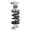 Black, variant on Yajisi Bicycle Motorcycle Shock Struts Coil Spring Shocks Absorber Suspension Damper 150mm / 5.9in 750LBS
