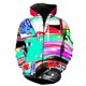 thumbnail image 1 of Sudadera con capucha y cremallera para hombre, diseño de grafiti abstracto, divertida, gran oferta 2024, informal, con estampado 3D, manga larga y capucha, para primavera, 1 of 6