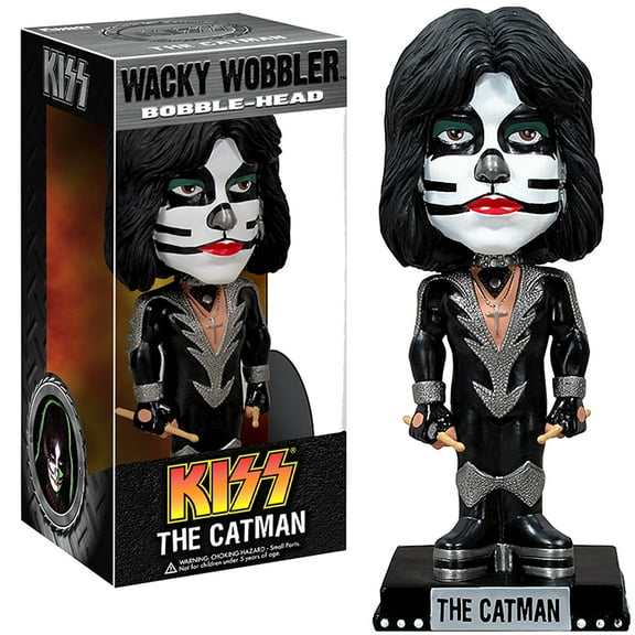KISS Collectible 2011 Funko Peter Criss Catman Wacky Wobbler Glow Chase Variant