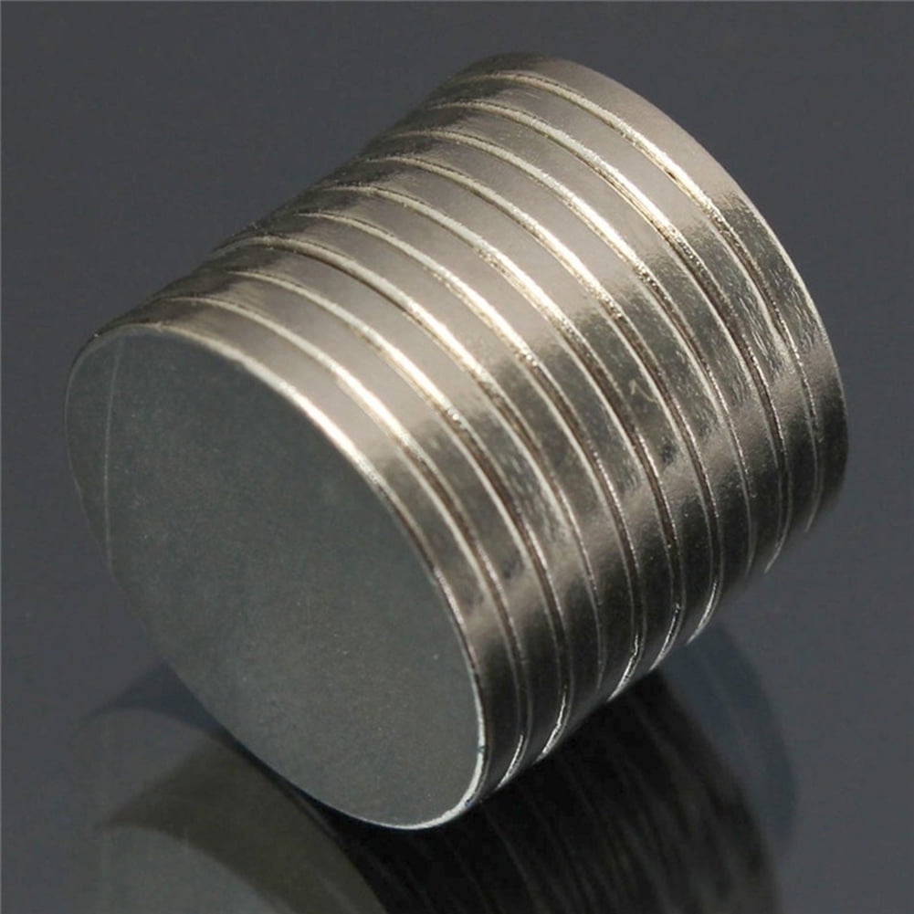 10Pcs N30 20x2mm Round Disc Strong Blocks Rare Earth Neodymium Fridge Magnet US 