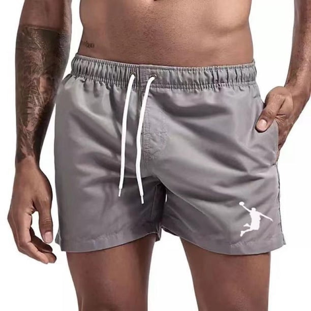 Pantalones cortos de natación para hombre, Shorts deportivos para correr, ropa de playa de lujo, novedad de verano Fivean unisex