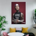 thumbnail image 6 of Travis Barker Poster (16) Artworks Canvas Poster Room Aesthetic Wall Art Prints Home Modern Decor Gifts 16x24inch(40x60cm), 6 of 6
