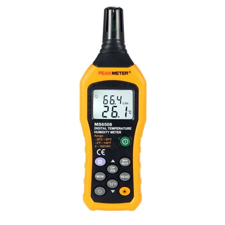 PEAKMETER MS6508 Digital Temperature Humidity Meter