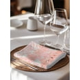 thumbnail image 6 of Pink Boho Cloth Napkins Set of 8 Reusable Dinner Napkins, Vintage Abstract Tribal Decorative Oriental Cocktail Napkin Washable Table Napkins for Wedding/Holiday Party/Baby Shower 20"x20", 6 of 7