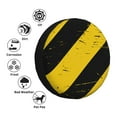 thumbnail image 6 of DouZhe Waterproof Spare Tire Cover, Vintage Grunge Danger Prints Adjustable Wheel Covers Fit for Jeep Trailer RV SUV Car, 17 inch, 6 of 7