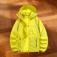 thumbnail image 4 of cocolona Womens UPF 50+ Sun Protection Jackets Long Sleeve Hooded Zipper Outwear Solid Color Outdoor Hiking Workout Tops, 4 of 6