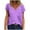 Purple, variant on BVOFAR Summer Tops for Women 2025 Polka Dot V Neck T-Shirts Casual Short Sleeve Tees Trendy Loose Comfy Blouses