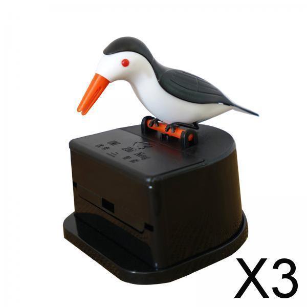 3x Dispensador Automático de Palillos de Dientes para Pájaros, Soporte para Palillos de Dientes, Bonita Caja para Sala de Estar, Hoteles, Hogar, Cocin 3 piezas