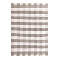 thumbnail image 3 of Unique Loom Eco Plaid Indoor Outdoor Washable Collection Area Rug - Balmoral (9' x 12' Rectangle Gray/Ivory), 3 of 12