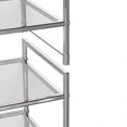 thumbnail image 5 of 3-Tier Stackable Mesh Shoe Rack Silver, 5 of 8