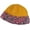 Yellow, variant on CoCopeaunts Bucket Hats for Women Color-Blocked Knitted Hand-Woven Autumn Winter All-Match Sun Protection Basin Caps for Girl