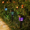 thumbnail image 2 of Warm light Camino solar llevó la luz al aire libre jardín lámpara impermeable césped linterna paisaje, 2 of 5