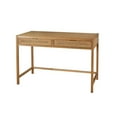 thumbnail image 2 of Newport 47.2 in. Oak Finish 2-Drawer Rectangular Wood Home Office Desk, 2 of 14