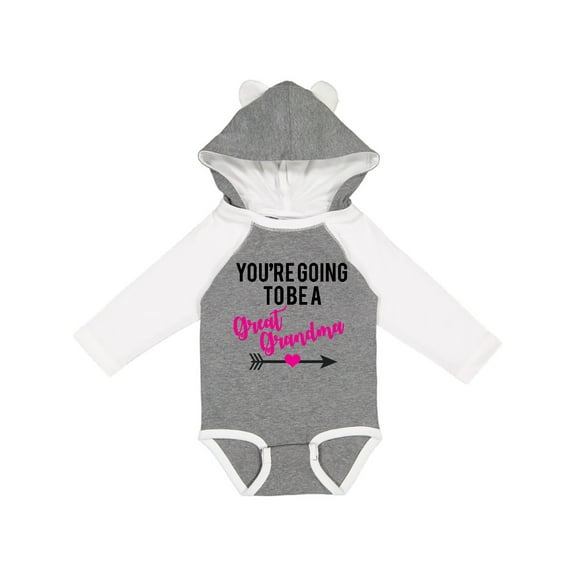Inktastic You're Going to Be a Great Grandma Boys or Girls Long Sleeve Baby Bodysuit