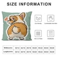 thumbnail image 6 of Nawypu Corgi Gifts for Corgi Lovers,Corgi Pillow Covers,Guess What Corgi Throw Pillow Covers,Corgi Pillowcase Corgi Gifts,2 Pcs, 6 of 6