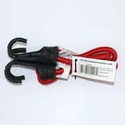 (3 pack) Hyper Tough 2-Pack 24 inch Standard Bungee Cords, Rubber, Red, 0.3 oz