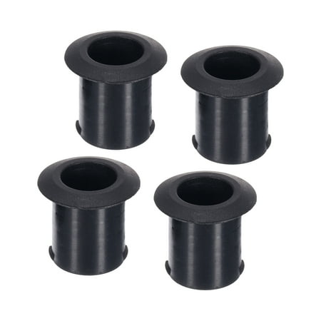

Black Rubber Grommet 1.08 Inch OD 0.6 Inch ID 4Pcs Seal Protection Cable Grommets Flexible Cable Pipe