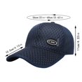 thumbnail image 3 of Prolriy Baseball Cap Hats for Men Women Baseball Caps Outdoor Sports Casual Breathable Mesh Hat Sunshade Hat Trucker Hat Dark Gray, 3 of 7