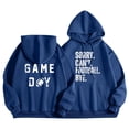 thumbnail image 1 of WEAIXIMIUNG Sweatshirts à Col Rond pour Femmes Designs Mignons Femmes Décontracté Manches Longues Léger Hoodie Sweatshirts Imprimé Graphique Lettre Pull Football Sweatshirts Blouse, 1 of 4