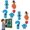 2sets/8pcs, variant on Punctuation Magnets for Classroom, 4-Piece Cartoon Grammar Teaching Aid | Cartoon Magnetic Whiteboard Symbols for Grammar Lessons, Homeschool Practice, Refrigerators, Lockers, and Teacher Supplies