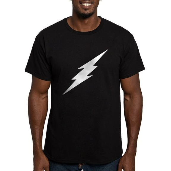 CafePress - TD Lightning Bolt White T Shirt - Men's Fitted T-Shirt