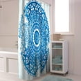 thumbnail image 2 of Shower Curtain Mandala Flower Shower Curtains for Bathroom Decor Floral Pattern Shower Curtain Sets with Hooks Waterproof Fabric Bath Curtain Extra Long 72" X 84", 2 of 5