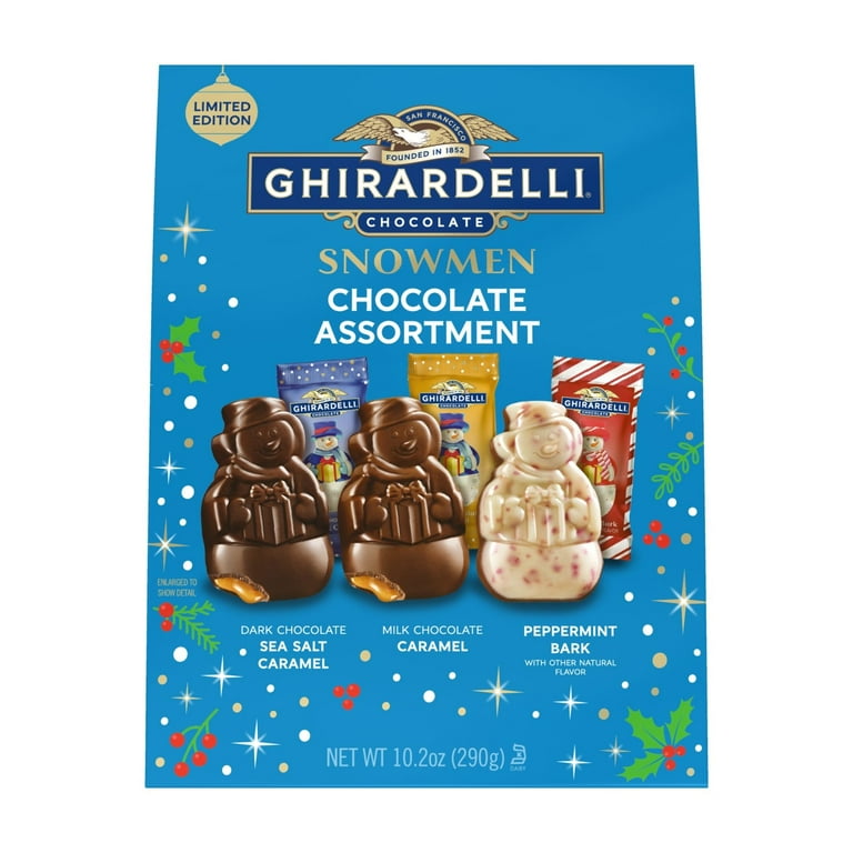 Ghirardelli Limited Edition Snowmen Chocolate Assortment, 10.2 oz