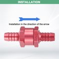 thumbnail image 4 of Uxcell 2 Pcs Valve de Contrôle d'Huile de Carburant 3/8 Pouces pour Valves Diesel à Essence Rouge, 4 of 6
