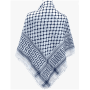 Shemagh Desert Keffiyeh Scarf B+W Shemagh Cotton Arab Keffiyeh Scarf Men Head Neck Face Wrap Cotton Men Military Woven Not Printed Ramadan Gift