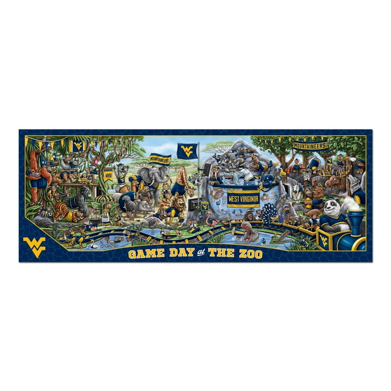 West Virginia Mountaineers Game Day at the Zoo 500 pc Jigsaw