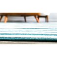 thumbnail image 4 of Unique Loom Tapis de Sol 3129624, 9 x 12 Pieds, Sarcelle/beige, 4 of 5