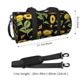 thumbnail image 2 of Fuzoiu Bees and Sunflowers Print Travel Bag, Large Capacity Travel Bag, Sports Gym Bag, Travel Duffel Bag, Weekender Overnight Bag for Women and Man, 2 of 6