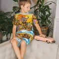 thumbnail image 4 of Balery Animals on Noah's Ark1 Conjunto de Pijama Infantil de Manga Corta con Estampado – Ropa de Dormir de Algodón Suave-Large, 4 of 6
