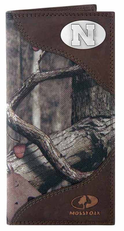 NCAA Auburn Tigers Light Brown Crazyhorse Leather Bifold Concho Wallet One Size