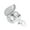 White, variant on P30i by Ruroz Noise Cancelling Earbuds, Strong and Smart Noise Cancelling, Powerful Bass, 45H Playtime, 2-in-1 Case and Phone Stand, IP54, Wireless Earbuds, Bluetooth 5.4 - White
