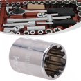 thumbnail image 3 of 12 Point Mirror Short Socket Head 1/4 Drive Torx Bit Ratchet Wrench Adapter, 3 of 9