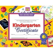 Hayes Kindergarten Certificate, 11 x 8-1/2 inches, Paper, Pack of 30