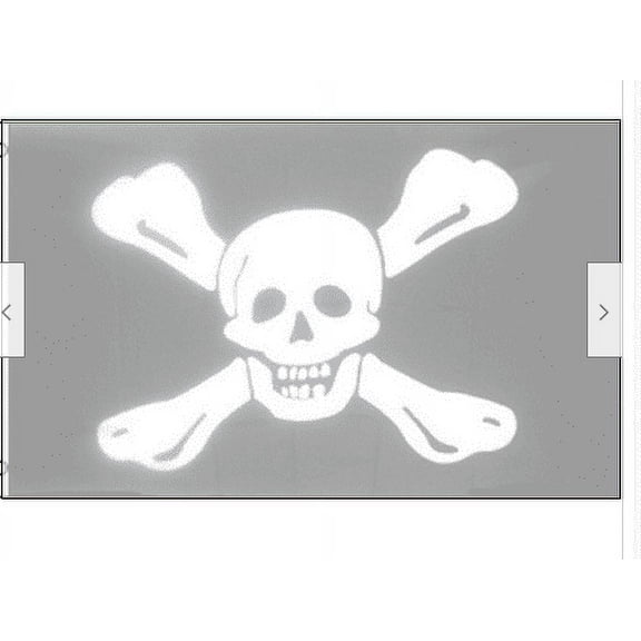 3X5 Jolly Roger Pirate Worley Skull Crossbones Flag 3'x5' Banner USA SELLER