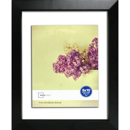 - Mainstays 11x14 Black Float Frame For 8x10 Photos