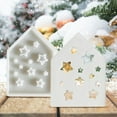thumbnail image 5 of ZhyrZng Moulds Pouring Christmas Tree Decorations Silicone Mould Casting Houses, Christmas Decorations Moulds Pouring Moulds Moulds for Houses Moulds for Trees Set 1, 5 of 6