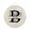 Black, variant on Welcome Sign for Front Door, Letter B 12 Inch Round Metal Sign for Home Decoration, Monogram Words Decorative Wall Signs for Holiday Party Supplies Decor
