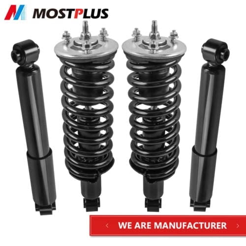 MOSTPLUS 4PCS Front & Rear Complete Struts Shock ASSY for 05-11 Nissan Pathfinder 4.0L